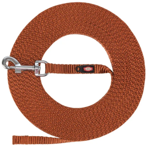 Trixie Kobbel Tracking Leash Ekstra-lett vekt XS-S 5m/10mm x 5m Rust