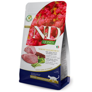 N&D Quinoa cat weight management lamb & broccoli adult