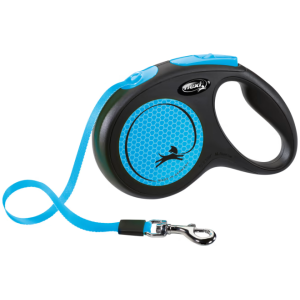 Flexi New Neon Flexline M 5m 25kg Blå