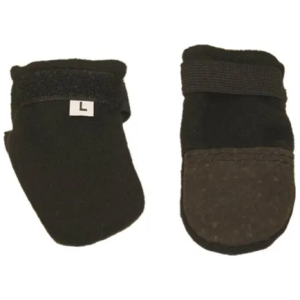 Trine Hundesokk mini i fleece med lærforsterkning 2-pk