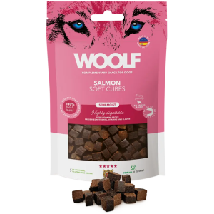 Woolf Soft Cubes Salmon 100gr