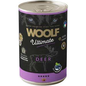 WOOLF ULT. VÅTFOR - Deer with Blueberries 400g
