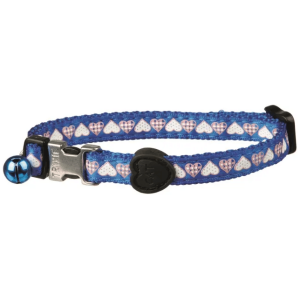 Trixie Kattehalsbånd Heart Blå