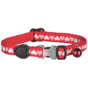 Trixie Kattehalsbånd Heart Rød