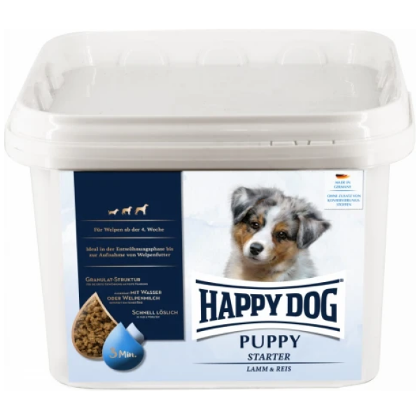 Happy Dog Puppy Starter Lam & Ris 1,5Kg