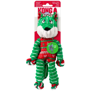 KONG Holiday Floppy Knots Fox S/M