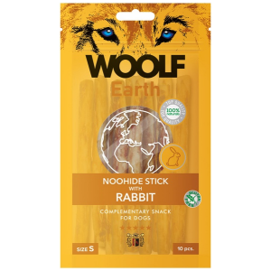 Woolf noohide S kanin sticks 10 stk 13cm