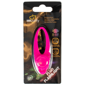 Duvo plus Hundelykt Flashlight Fluo 8x3cm Rosa
