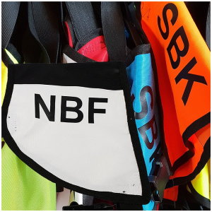 NBF`S Tjenestetegn Hvit XL