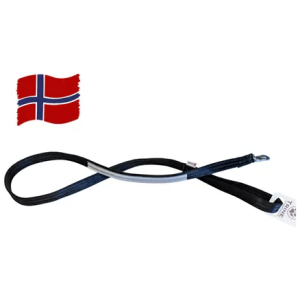 Trine Kobbel i webb m. refleks Sort 25mm