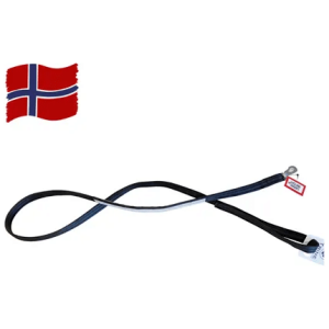 Trine Kobbel i webb m. refleks Sort 18mm