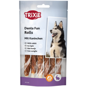 Trixie Tyggerull Natur M/Kanin 6stk 12cm 70g