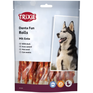 Trixie Tyggerull M/Andefilè 30stk 12cm 240g
