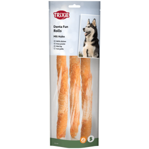 Trixie Tyggerull Natur M/Kyllingfilè 3stk 28cm 250g