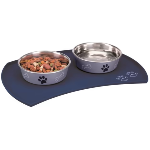 Matunderlag Katt Blå