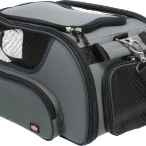 Trixie Transportbag Wings Airline Polyester Grå/Blå 46x28x23cm Max 20kg