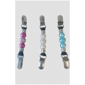 Klype til utstillingsnummer m/perler