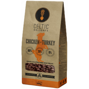 Celtic Delights Kylling med Kalkun 500gr