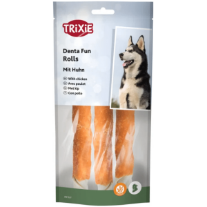 Trixie Tyggerull Natur M/Kyllingfilè 3stk 17cm 140g