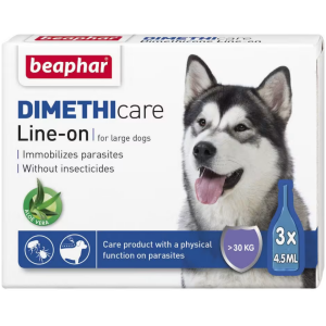 Beaphar Dimethicare Line-On L hund 3x4,5ml