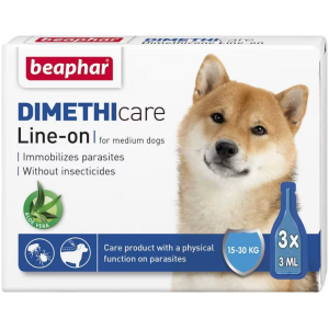 Beaphar Dimethicare Line-On M hund 3x3ml