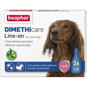 Beaphar Dimethicare Line-On S hund 3x1,5ml