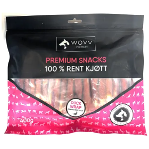 Wovv tyggepinner med and 400g (30pk) DATO 15.06.2026