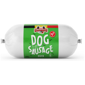 Hundepølse Snuffle M/And og Kylling 400gr