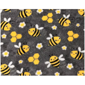 VetBed Nonslip Bumblebee Grå 100x150cm