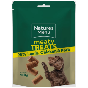 Natures Menu Meaty Treats Lam. Kylling og Gris 100gr
