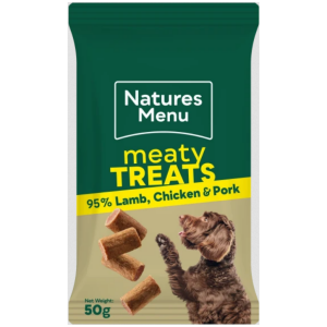 Natures Menu Meaty Treats Lam. Kylling og Gris 50gr