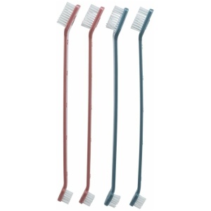 Tannbørste Dobbel Sidet 4stk