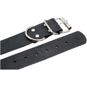 Alac Skinnhalsbånd Sort 40mm