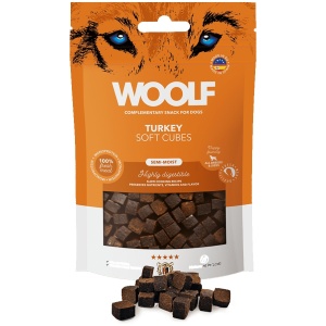 Woolf Soft Cubes kalkun 100gr