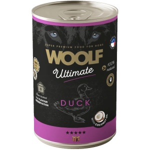 Woolf Ultimate Våtfor - Duck with Coconut oil 400gr