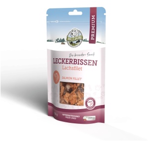 Bellfor Frysetørket godbit til hund - laksefile 50gr