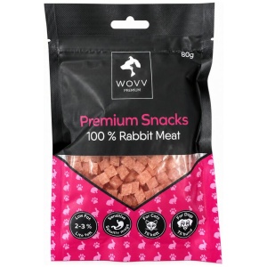 Wovv Godbiter kanin 80gr små biter