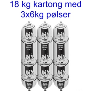 Active fullfôr proteinrikt 18kg (3x6kg pølse)