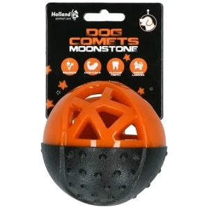 Dog Comets Moonstone Treat Ball Orange