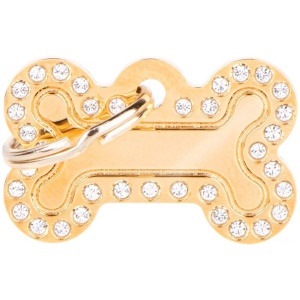 Hundeben Glam Guld Medium