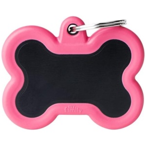 Hundeben Sort/Rosa Large