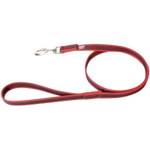 Julius-K9 Super grip line med håndtak 20mm Rød