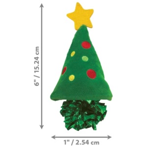 KONG Holiday Crackles Christmas Tree