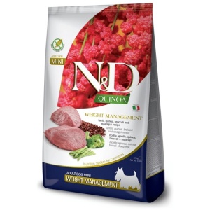 N&D Quinoa Weight Management Lamb & Fennel Adult Mini 2,5kg
