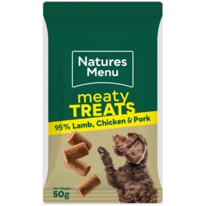 Natures Menu Meaty Treats Lam. Kylling og Gris 50gr