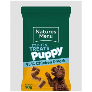 Natures Menu Meaty Treats Puppy Chicken & Pork 50gr