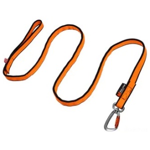 Non-Stop Bungee Leash oransje/sort