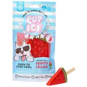 Pup Ice Fruity Lollies 3pk Vannmelon