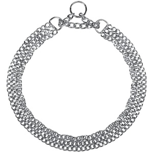 Sprenger kjettinghalsbånd halvstrup trippellenke 2,0mm 40cm