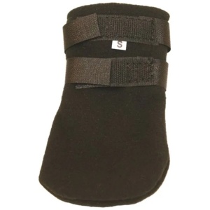 Trine Hundesokk i fleece 2-pk Sort